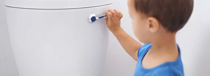 Kinder trocken werden